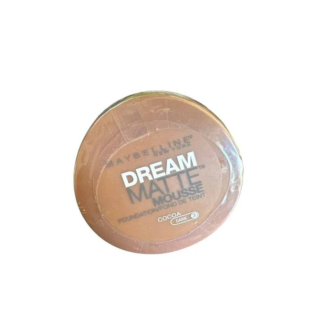 Maybelline Dream Matte Mousse COCOA DARK 3 Foundation, factory sealed